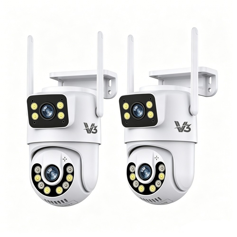 V3-9697 双镜头 Wi-Fi 1080P PTZ 智能摄像机